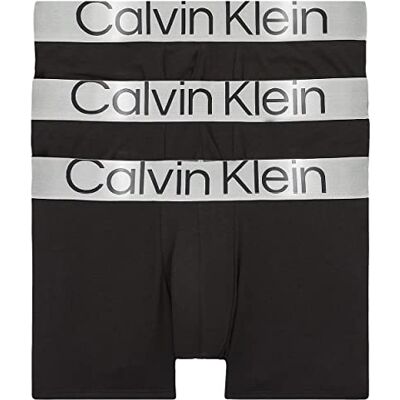Calvin Boxer Homme Lot De 3 Caleçon Coton Stretch, Noir (Black), L Calvin Boxer Homme Lot De 3 Caleçon Coton Stretch, Noir (Black), L