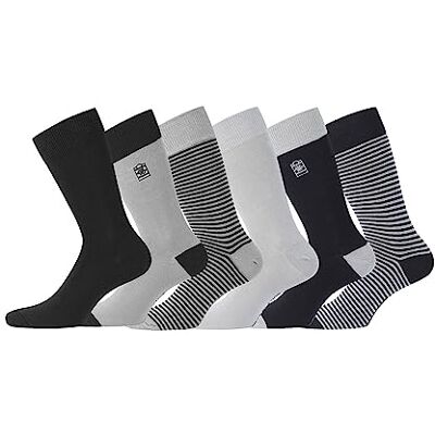 Blanco Chaussette Homme Coton Peigné Lot de 6 Chaussettes Hautes Homme, Confortables & Maille Aérée, AS3/AB, 43-46 Blanco Chaussette Homme Coton Peigné Lot de 6 Chaussettes Hautes Homme, Confortables & Maille Aérée, AS3/AB, 43-46