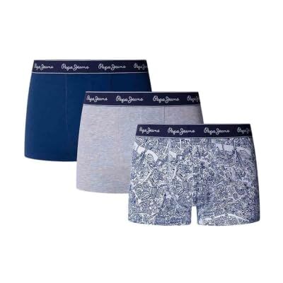 Pepe Jeans Map Tk 3p Maillot Homme (lot de 1) Pepe Jeans Map Tk 3p Maillot Homme (lot de 1)