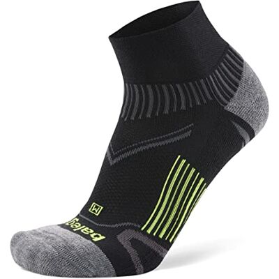 Balega Enduro Arch Support Performance Chaussettes de course à pied pour homme et femme (1 paire), noir, taille M Balega Enduro Arch Support Performance Chaussettes de course à pied pour homme et femme (1 paire), noir, taille M