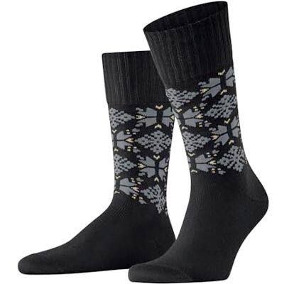 ESPRIT Winter Star M So coton laine fantaisie 1 paire, Chaussettes Homme, Noir Black 3000, 43-46 ESPRIT Winter Star M So coton laine fantaisie 1 paire, Chaussettes Homme, Noir Black 3000, 43-46