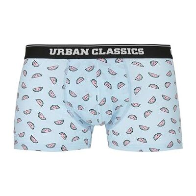 Urban Classics Caleçon Boxeur (Lot de 3) Homme, Melon Aop+cha+blk, 4XL Urban Classics Caleçon Boxeur (Lot de 3) Homme, Melon Aop+cha+blk, 4XL