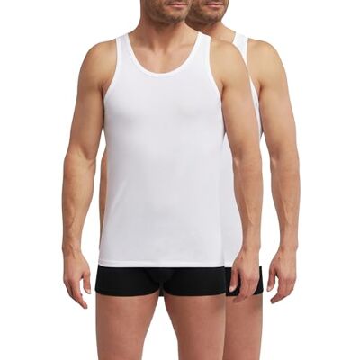 DIM Thermorégulateur en Coton Sport X2 Débardeur Homme (lot de 2) DIM Thermorégulateur en Coton Sport X2 Débardeur Homme (lot de 2)