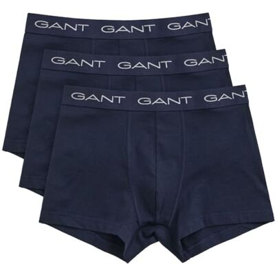 GANT Lot de 3 sous-vêtements pour homme, bleu marine, standard, Marine, taille unique GANT Lot de 3 sous-vêtements pour homme, bleu marine, standard, Marine, taille unique