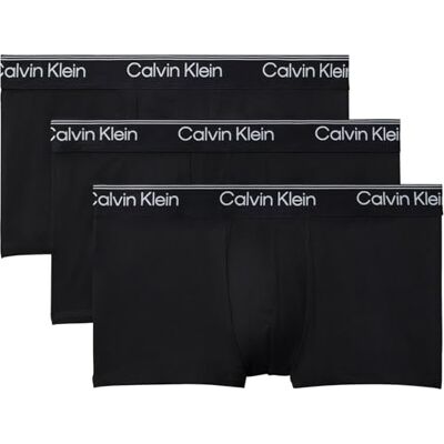 Calvin X3 Boxers Noir/Bleu Homme Jeans Boxer Low Rise Trunk Calvin X3 Boxers Noir/Bleu Homme Jeans Boxer Low Rise Trunk