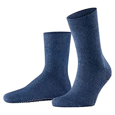 FALKE Homepads M Hp coton laine picots sur la semelle 1 paire, Chaussettes Chaussons Mixte, Bleu Dark Blue 6690, 43-46 FALKE Homepads M Hp coton laine picots sur la semelle 1 paire, Chaussettes Chaussons Mixte, Bleu Dark Blue 6690, 43-46