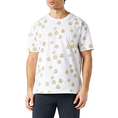 Schiesser T- Shirt Rundhals Haut de Pijama Homme, Blanc., 58 Schiesser T- Shirt Rundhals Haut de Pijama Homme, Blanc., 58