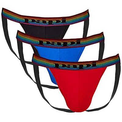 Papi Men's 3pk Jock Straps Sous-vtement Homme (lot de 3) Papi Men's 3pk Jock Straps Sous-vtement Homme (lot de 3)