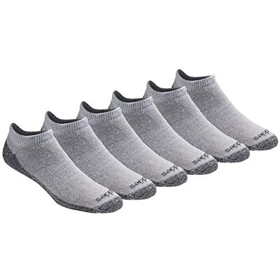 Dickies Dri-Tech Moisture Control Lot de 6 paires de chaussettes basses, gris, Shoe Size: 6-12 Dickies Dri-Tech Moisture Control Lot de 6 paires de chaussettes basses, gris, Shoe Size: 6-12