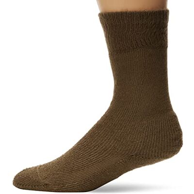 Thorlos Unisex MS Anti-Fatigue Thick Padded Over the Calf Sock, Coyote Brown, Medium Thorlos Unisex MS Anti-Fatigue Thick Padded Over the Calf Sock, Coyote Brown, Medium