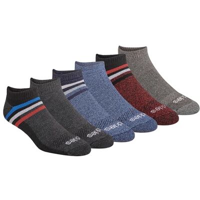 Dickies Dri-tech Moisture Control No Show/Low Cut Socks, Available In M-xxl (6, 12 Pairs) Chaussettes Homme Dickies Dri-tech Moisture Control No Show/Low Cut Socks, Available In M-xxl (6, 12 Pairs) Chaussettes Homme