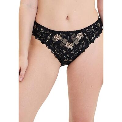 SANS COMPLEXE , Slip Taille Medium, Arum, Noir, 42/44 SANS COMPLEXE , Slip Taille Medium, Arum, Noir, 42/44