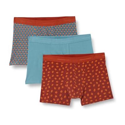 Dagi Boxer bleu tendance en tricot pour homme, taille régulière, jambes longues, bleu, M Dagi Boxer bleu tendance en tricot pour homme, taille régulière, jambes longues, bleu, M