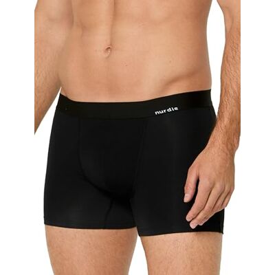Nur Die Boxer en bambou pour homme Doux et respirant Flexible Sans taille élastique Tailles M à XXL, Noir, XXL grande taille Nur Die Boxer en bambou pour homme Doux et respirant Flexible Sans taille élastique Tailles M à XXL, Noir, XXL grande taille