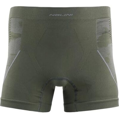 Nalini Combat Boxer Sous-vêtements Technique, Thermique à Compression Homme, Vert camouflage, XXL Nalini Combat Boxer Sous-vêtements Technique, Thermique à Compression Homme, Vert camouflage, XXL