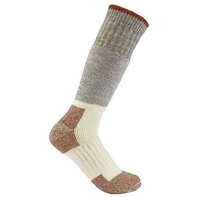 Carhartt Chaussettes Arctic en laine mérinos mélangée pour homme, Gris chiné., Large Carhartt Chaussettes Arctic en laine mérinos mélangée pour homme, Gris chiné., Large