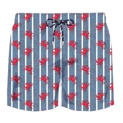 Nalini Boxers de bain pour homme, denim, L Nalini Boxers de bain pour homme, denim, L