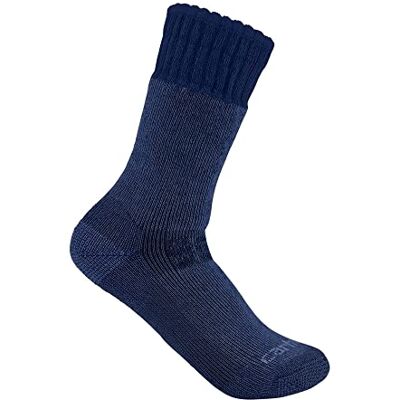 Carhartt Chaussettes de Botte en Laine Mixte Chaussettes Homme, Bleu (bleu marine)., Medium Carhartt Chaussettes de Botte en Laine Mixte Chaussettes Homme, Bleu (bleu marine)., Medium