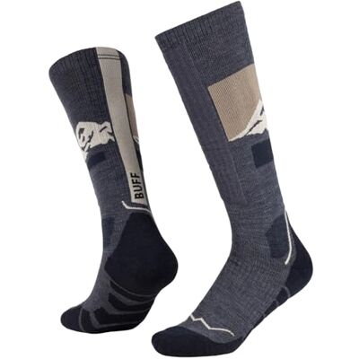Buff Merino Heavyweight Over The Calf Socks 138872779 Chaussettes unisexes, bleu marine, 39-41 EU Buff Merino Heavyweight Over The Calf Socks 138872779 Chaussettes unisexes, bleu marine, 39-41 EU