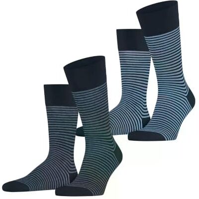 ESPRIT Fine Line 2-Pack M So coton fantaisie 2 paires, Chaussettes Homme, Bleu Blue Mix 0040, 39-42 ESPRIT Fine Line 2-Pack M So coton fantaisie 2 paires, Chaussettes Homme, Bleu Blue Mix 0040, 39-42