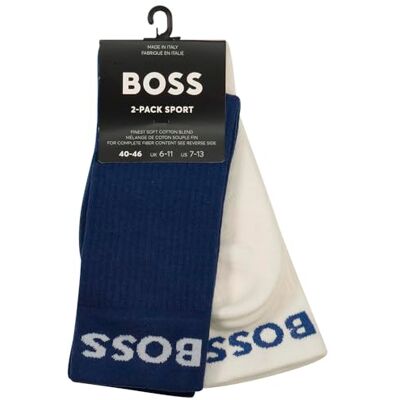 Boss Chaussettes régulières pour homme, Bleu ouvert 485, 40-42 EU Boss Chaussettes régulières pour homme, Bleu ouvert 485, 40-42 EU