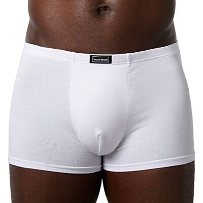 Bruno Banani Boxer infini pour homme, Blanc (001), L Bruno Banani Boxer infini pour homme, Blanc (001), L