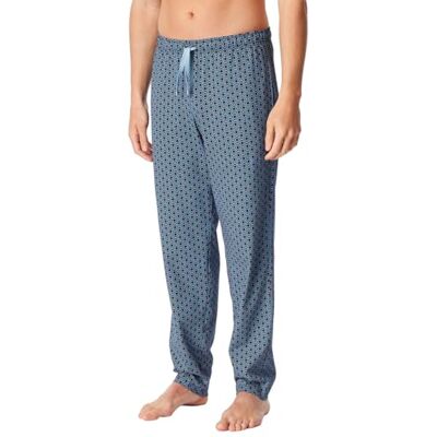 Schiesser Pantalon de pyjama long pour homme Mélange + détente Coton biologique, Pacific Blue., 50 Schiesser Pantalon de pyjama long pour homme Mélange + détente Coton biologique, Pacific Blue., 50