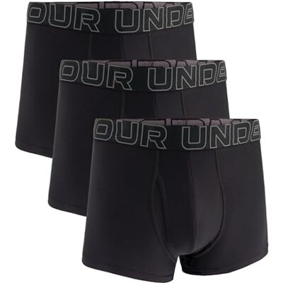 Under Armour Boxer pour homme, Noir, L Under Armour Boxer pour homme, Noir, L
