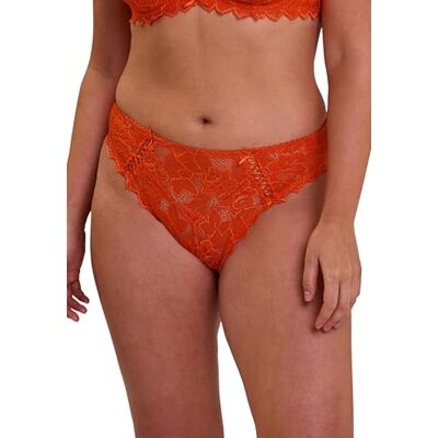 SANS COMPLEXE Slip avec dentelle Arum-Orange, Orange mandarine, 46-48 SANS COMPLEXE Slip avec dentelle Arum-Orange, Orange mandarine, 46-48