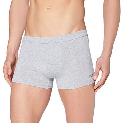 FILA FU5039 Boxer Homme Gris S FILA FU5039 Boxer Homme Gris S