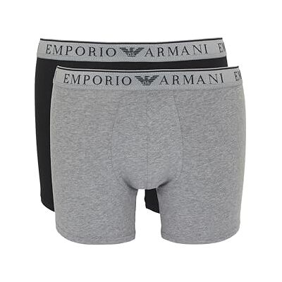 Giorgio Armani Lot de 2 boxers Endurance pour homme, noir, taille L, Noir, L Giorgio Armani Lot de 2 boxers Endurance pour homme, noir, taille L, Noir, L