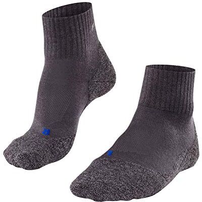 FALKE TK2 Explore Cool Short M Sso respirantes anti-ampoule épaisses 1 paire, Chaussettes de randonnée Homme, Gris Asphalt Melange 3180, 42-43 FALKE TK2 Explore Cool Short M Sso respirantes anti-ampoule épaisses 1 paire, Chaussettes de randonnée Homme, Gris Asphalt Melange 3180, 42-43
