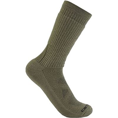 Carhartt Men's SC9700M Midweight Merino Wool Blend Uniform Crew Sock X-Large Army Green Carhartt Men's SC9700M Midweight Merino Wool Blend Uniform Crew Sock X-Large Army Green