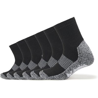 Columbia Chaussettes Quarter Moisture Control pour homme, Noir, 4.5-12 UK Columbia Chaussettes Quarter Moisture Control pour homme, Noir, 4.5-12 UK