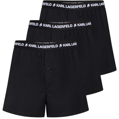 KARL LAGERFELD Logo Woven Boxer Shorts (3 Pack) Boxer Homme KARL LAGERFELD Logo Woven Boxer Shorts (3 Pack) Boxer Homme