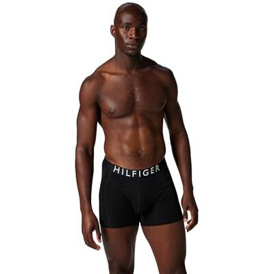 Tommy Hilfiger Boxer pour homme 3P UM0UM03690 Jaune, S, Jaune (noir/noir/noir), S Tommy Hilfiger Boxer pour homme 3P UM0UM03690 Jaune, S, Jaune (noir/noir/noir), S