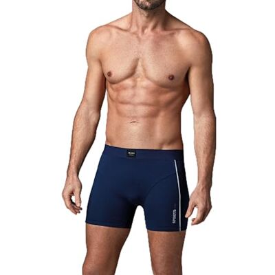 Dagi Boxer en coton pour homme, bleu marine, S, Marine, S Dagi Boxer en coton pour homme, bleu marine, S, Marine, S