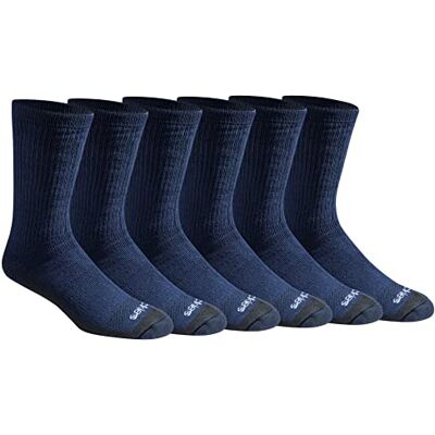 Dickies Dri-Tech Moisture Control Crew-Chaussettes Multipack (pack de 12) Femme, 3.0 Full Cushion Navy Marl (6 paires), Shoe Size: 6-12 Dickies Dri-Tech Moisture Control Crew-Chaussettes Multipack (pack de 12) Femme, 3.0 Full Cushion Navy Marl (6 paires), Shoe Size: 6-12