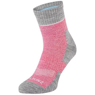 SEALSKINZ Chaussettes mi-longues Solo QuickDry unisexes, rose, XL SEALSKINZ Chaussettes mi-longues Solo QuickDry unisexes, rose, XL