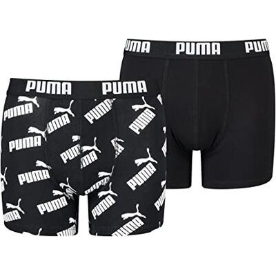 PUMA Boxer Garçon (lot de 2), Noir, 176 PUMA Boxer Garçon (lot de 2), Noir, 176