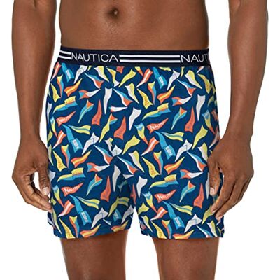 Nautica Classic Cotton Loose Knit Boxer Caleçon boxeur Homme Nautica Classic Cotton Loose Knit Boxer Caleçon boxeur Homme