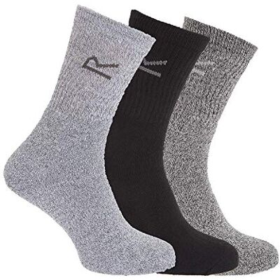 Regatta Lot de 3 paires de chaussettes chaudes pour homme Chaussettes Homme (lot de 3) Regatta Lot de 3 paires de chaussettes chaudes pour homme Chaussettes Homme (lot de 3)