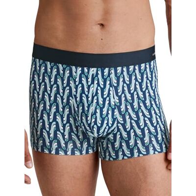 CALIDA Cotton Code Design Boxer pour homme Taille élastique douce, Night Ink, 46-48 CALIDA Cotton Code Design Boxer pour homme Taille élastique douce, Night Ink, 46-48