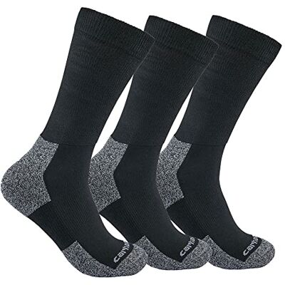 Carhartt Chaussettes Homme, Noir, Large Carhartt Chaussettes Homme, Noir, Large