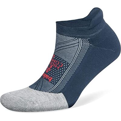 Balega Chaussettes confortables cachées unisexes (lot de 1), Gris moyen/bleu légion, S Balega Chaussettes confortables cachées unisexes (lot de 1), Gris moyen/bleu légion, S
