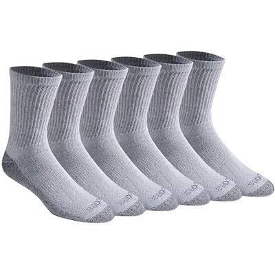 Dickies Dri-tech Moisture Control Mid-crew Comfort Length Socks, Available In M-xl (6, 12 Pairs) Chaussettes Homme (lot de 6) Dickies Dri-tech Moisture Control Mid-crew Comfort Length Socks, Available In M-xl (6, 12 Pairs) Chaussettes Homme (lot de 6)