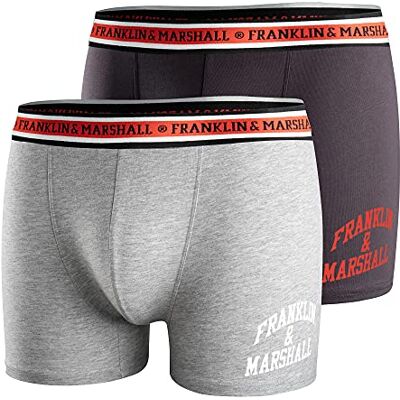 Marshall Boxer Optio Pantalons Homme, Light Grey Melange/Black/White, L Marshall Boxer Optio Pantalons Homme, Light Grey Melange/Black/White, L