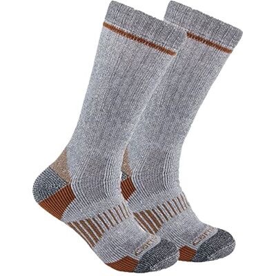 Carhartt Chaussettes pour homme, gris, Large Carhartt Chaussettes pour homme, gris, Large