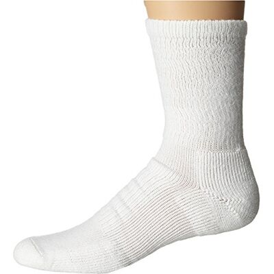 Thorlos Unisex WX Walking Thick Padded Crew Sock, White, Medium Thorlos Unisex WX Walking Thick Padded Crew Sock, White, Medium