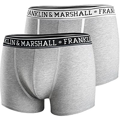 Marshall Boxer Optio Pantalons Homme, Light Grey Melange/White/Anthr, XL Marshall Boxer Optio Pantalons Homme, Light Grey Melange/White/Anthr, XL